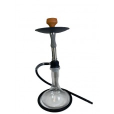 24 Inch Chelax Leather Pear Hookah with magnet hose attachment and air flow adjuster