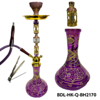 Large Golden Hookah BDL-HK-Q-BH-2170