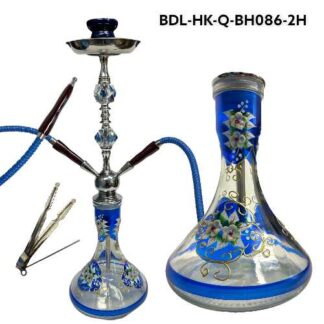 Hand Painted Large Hookah Double Hose