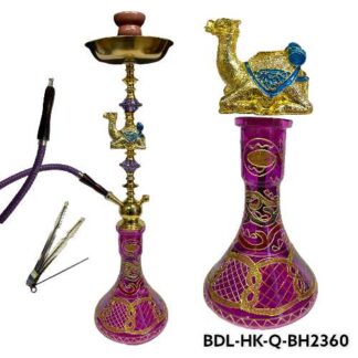 Large Golden Hookah BDL-HK-Q-BH2360